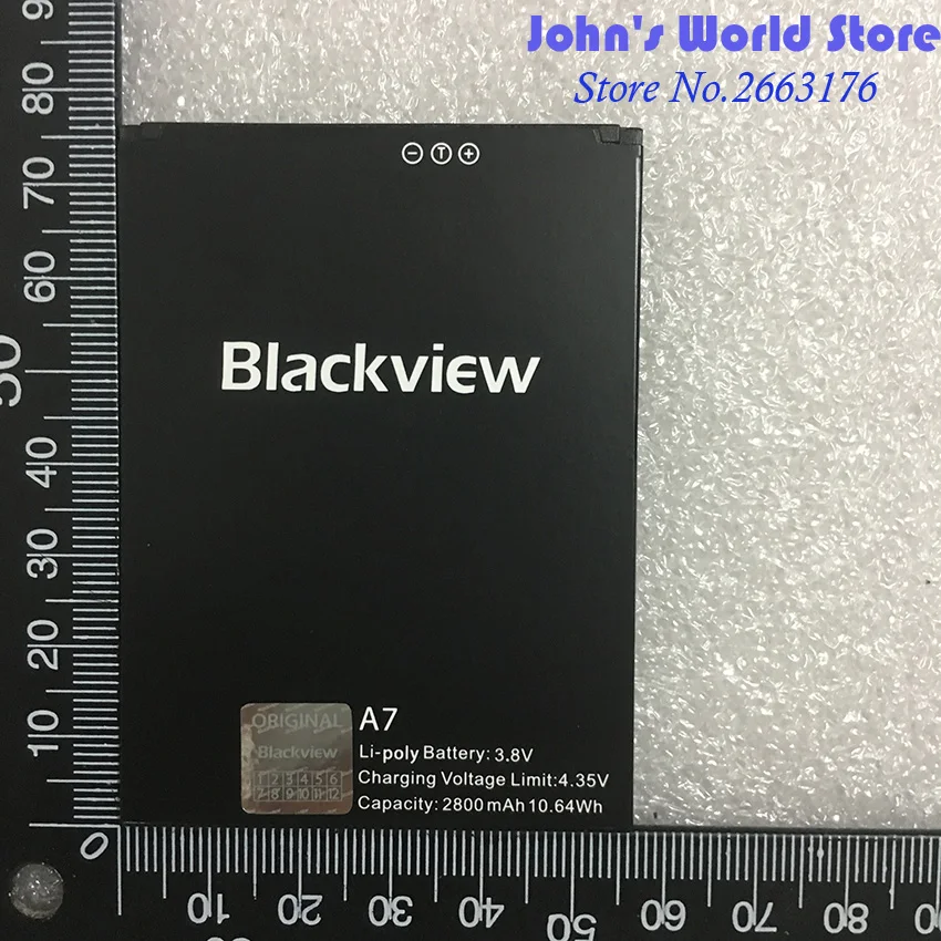 Blackview A7 Батарея 2800 мА/ч, резервное копирование Батарея Замена для Blackview A7 двойной смарт-чехол для телефона