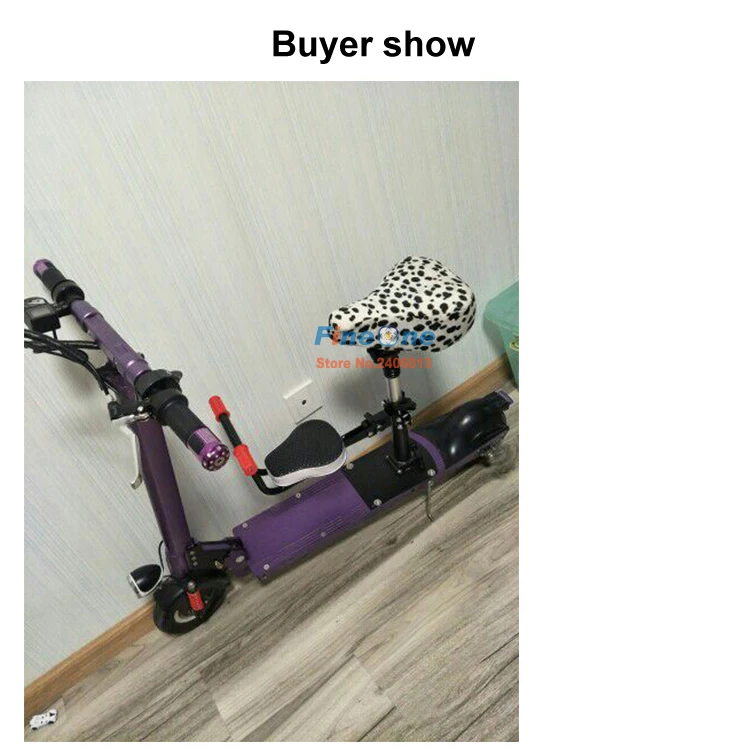 Scooter elétrico crianças assento criança sela scooter