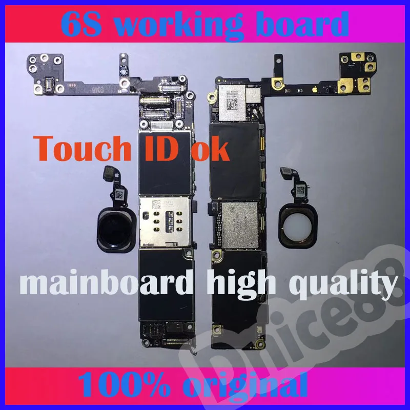 

This is For iphone 6S 32GB original motherboard ,unlocked mainboard , with Touch ID,and high quality of 6S 4.7