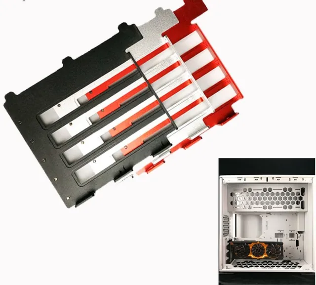 Best Price VGA Card Holder Aluminum Graphics Card front side converted support computer cooling cooler