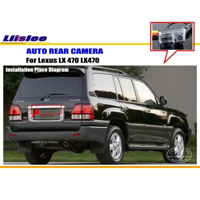 Автомобильный Реверсивный для Lexus GX GX470 / LX LX470 Toyota LC100 заднего вида парковочная