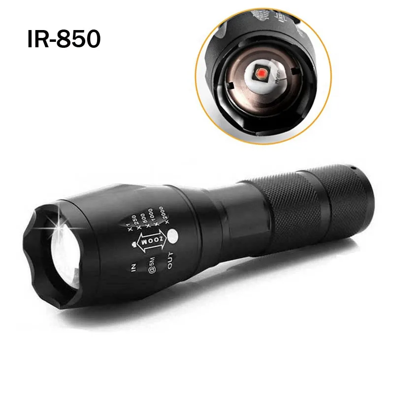 850NM Infrared IR 850 Flashlight Focus 1 mode LED Flashlight Night
