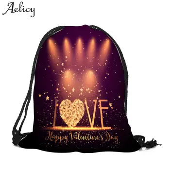 

Aelicy Luxury Unisex Printing Valentine's Day Drawstring bags Top Brand Shopping bag Excellent Gift Designer Bolsas