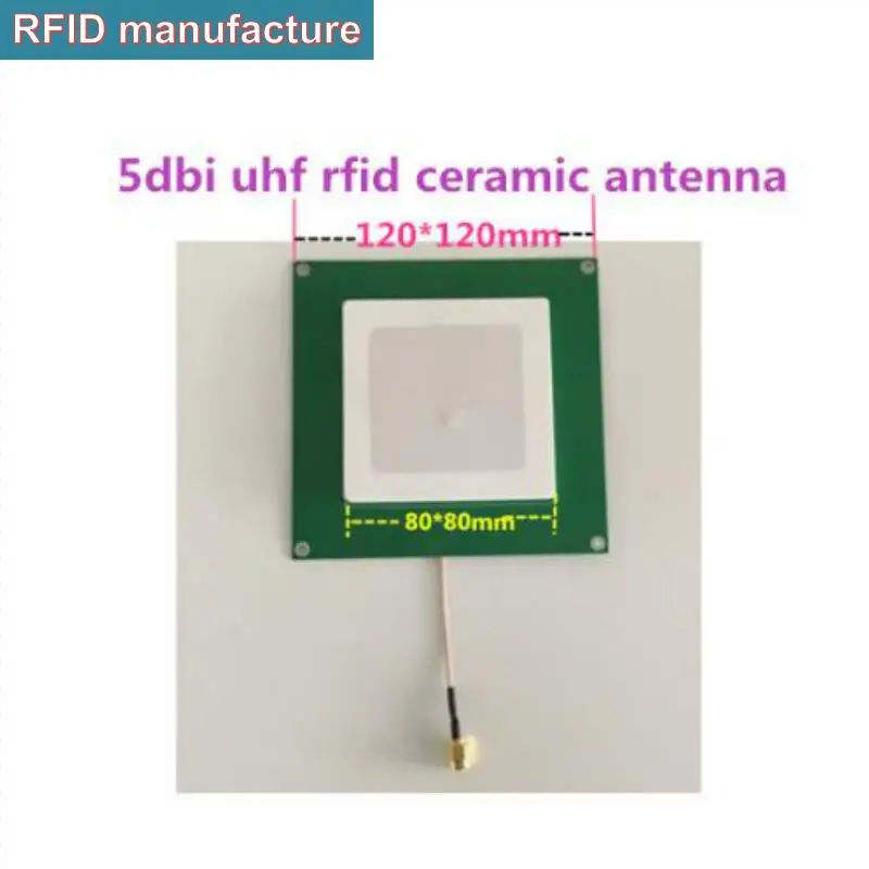 UHF RFID считыватель модуль RS232 USB интерфейс работает для 2dbi керамическая антенна uhf rfid тег образец для актива людей Система доступа