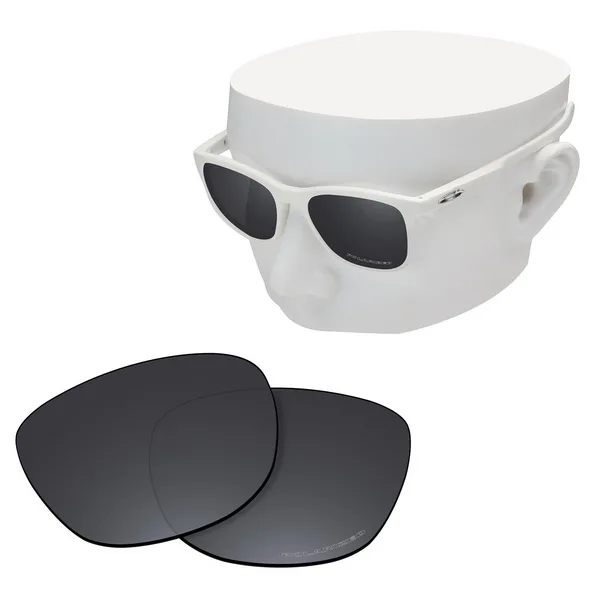 Black Dark Grey OOWLIT Анти-Царапины Сменные линзы для-солнцезащитные очки Oakley Trillbe X травления поляризованных солнцезащитных очков - Цвет линз: Black Dark Grey