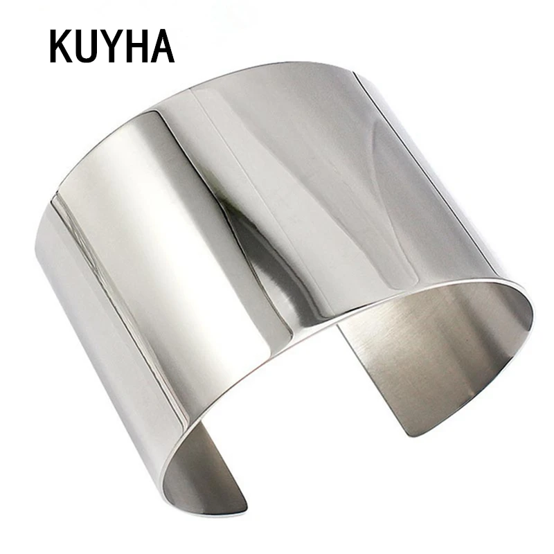 

Stainless Steel Bangle Silver European Charm Bracelet Accessory DIY Fashion Jewelry For Women Men Wholesale
