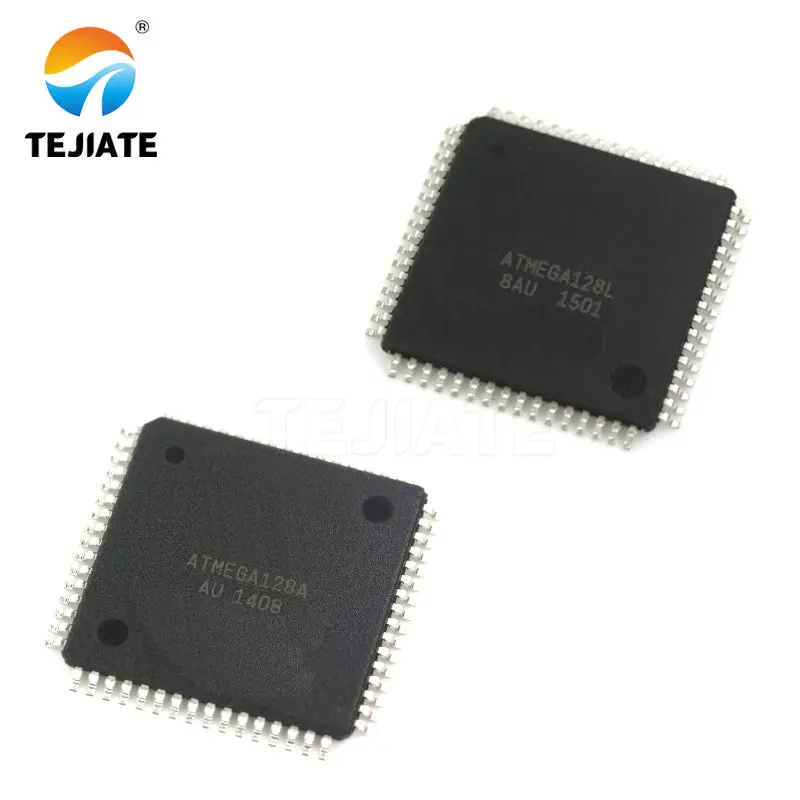 2PCS/Lot ATMEGA128A AU 8 bit Microcontroller with 128K Bytes In System ...