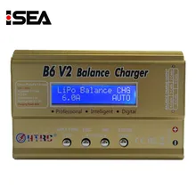 Htrc B6 V2 80 Вт профессиональная цифровая Батарея баланс Зарядное устройство разрядник для lihv Lipo Li-Ion Life nicd nimh pb Батарея зарядки