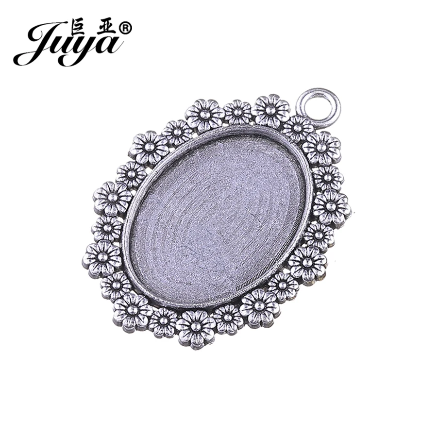 JUYA подвеска с цветочным узором для самостоятельной сборки 5 шт./лот металлический