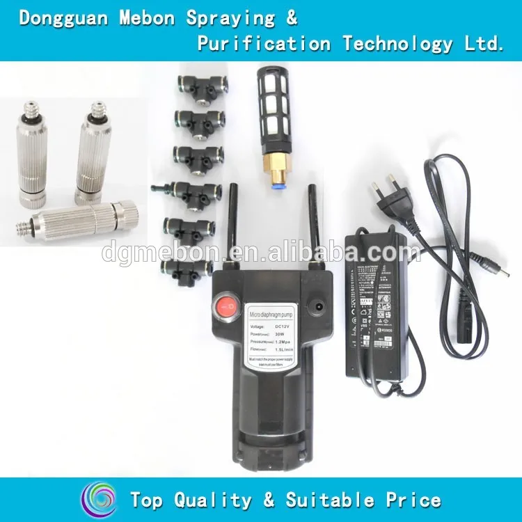 

Free shipping 10 nozzles 1.5L/MIN mist machine system,12 bar 0.15mm nozzle fog machine