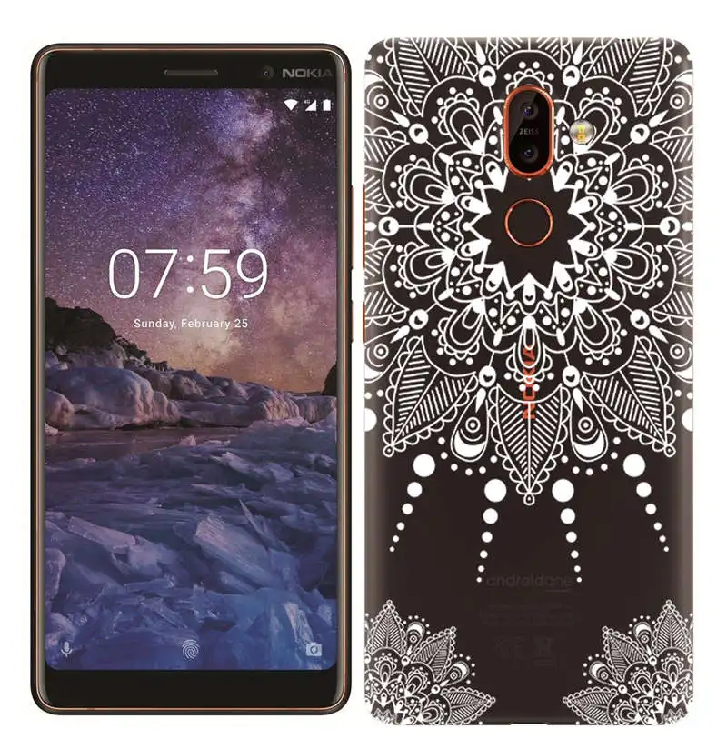 Silicone Case for Nokia 7 Plus 2.1 3.1 5.1 6.1 Soft TPU Painted Fundas for Nokia 3 5 6 7 8 Transparent Cover for Nokia X6 Shell  (20)