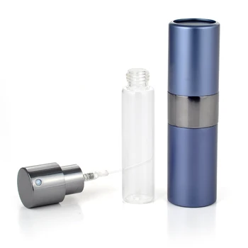 

Rotatable 15ml High Quality Metal Shell Glass Tank Empty Spary Perfume Bottles Refillable Atomizer Bottle Wholesale Drop ship