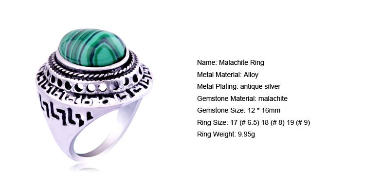 Женское кольцо из натурального индийского агата лазурита малахита камня