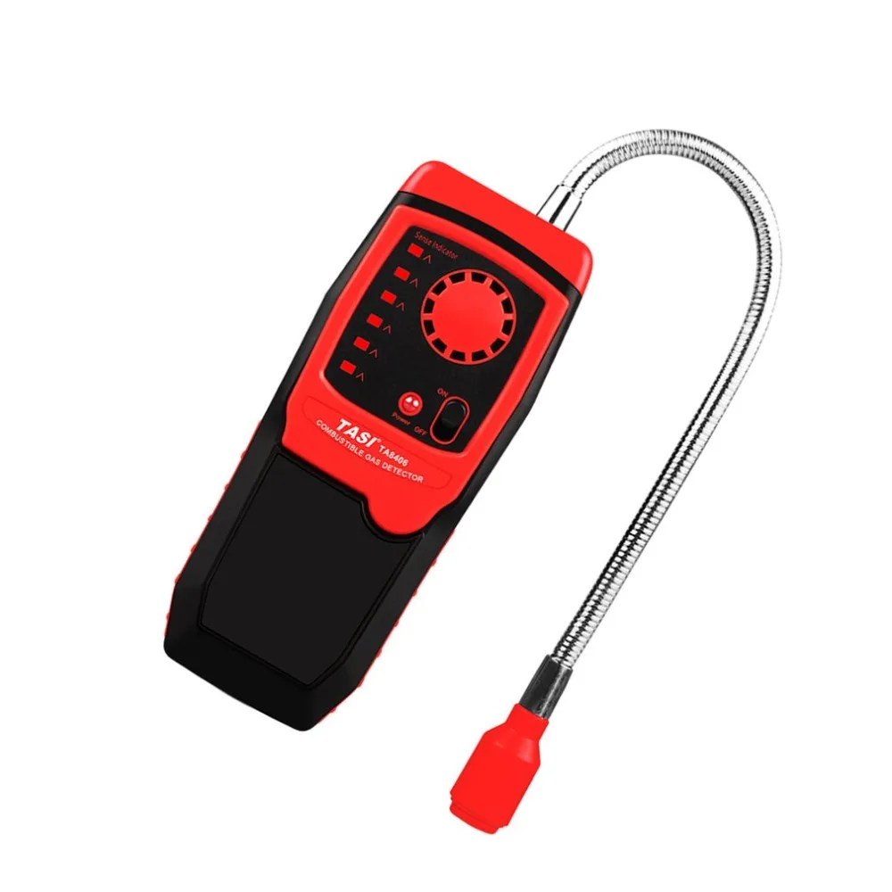 

TA8406 Battery Power Handheld Natural Gas Detector Combustible Gas Sniffer Methane Leak Sensor Alarm LED light Alarm Buzzer