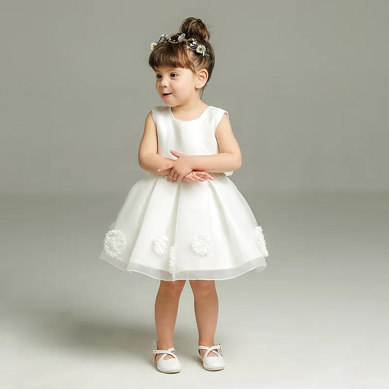 FBIL Flower Baby Girl Wedding Dress Infant Princess Little Girls 1 Year