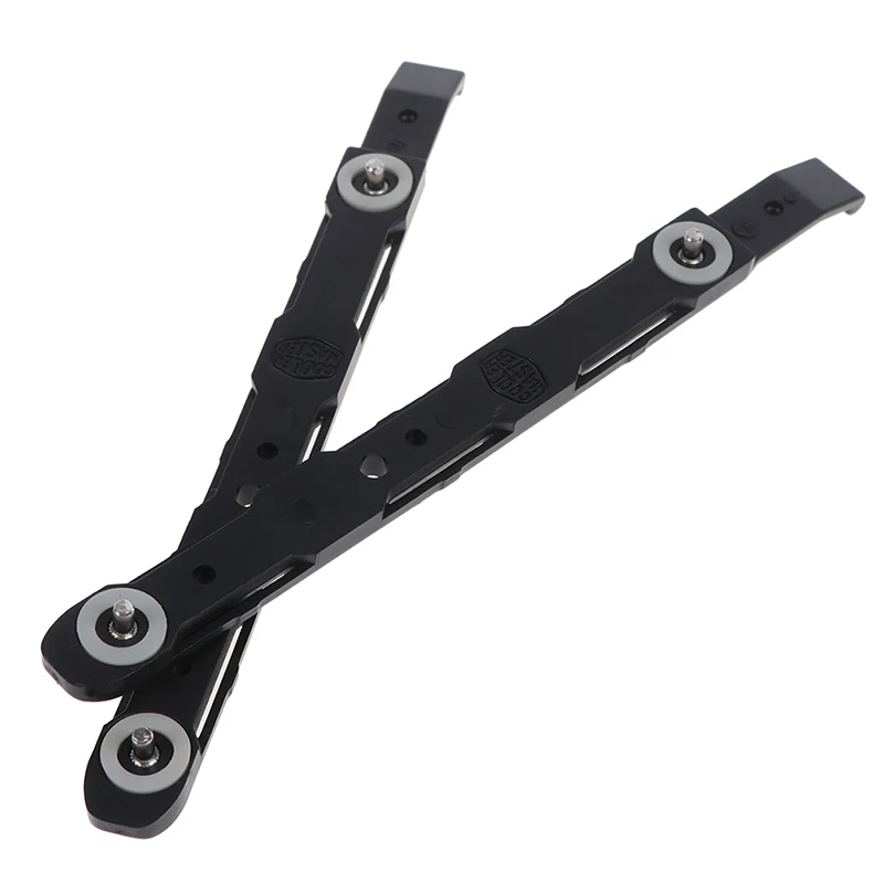 2pcs New Black Chassis Hard Drive Mounting Plastic Rails For Cooler Master