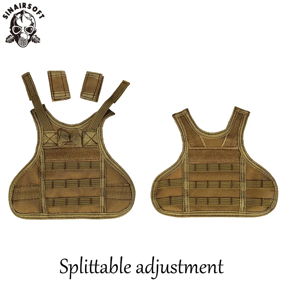 Sinairsoft Tactische Bier Militaire Molle Fles Cover Vest Drank Koeler Kerst Dress Up Accessoires Halloween Party LY2074