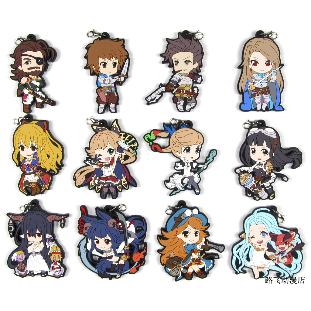 Granblue фантазия фигурку аниме модель резиновые мобильный телефон школьная сумка