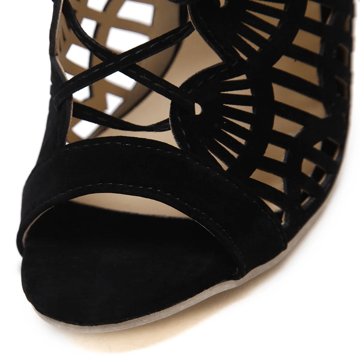 Летние сандалии-гладиаторы в римском стиле; ботинки с перекрестной шнуровкой; новые пикантные женские туфли с открытым носком на высоком каблуке; женская обувь на шпильке; 688