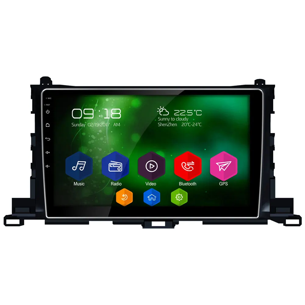 

10.1" IPS 4G DSP Carplay Android 8 Octa Core 4GB RAM 64GB ROM Car DVD Player Stereo GPS Glonass For Toyota Highlander 2014-2017