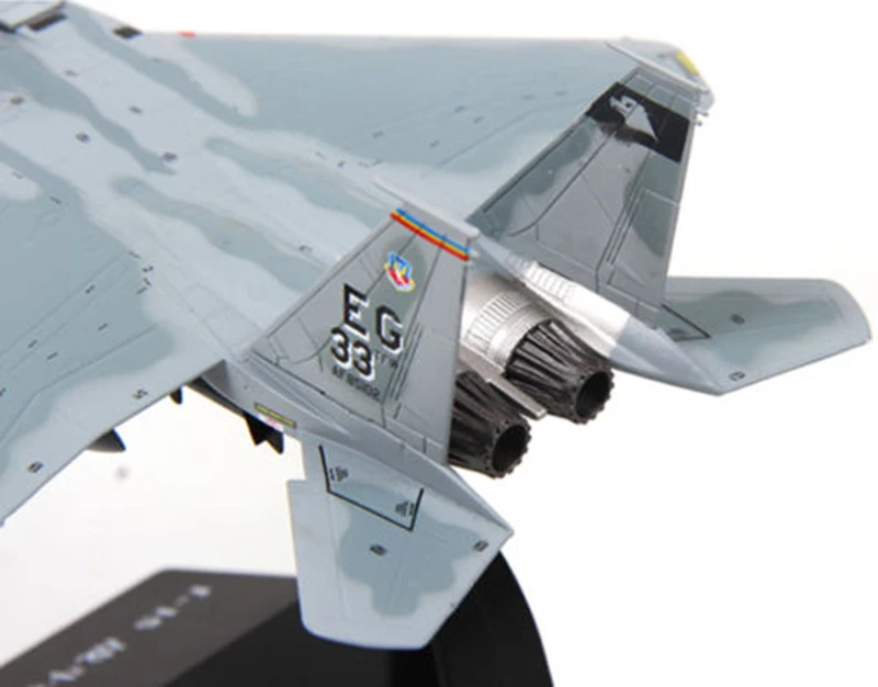 Детские игрушки, 1/100 F-15, сплав орла, литой под давлением, США, истребитель ВВС, литой под давлением, самолет, модель игрушки, подарок на год для мальчика