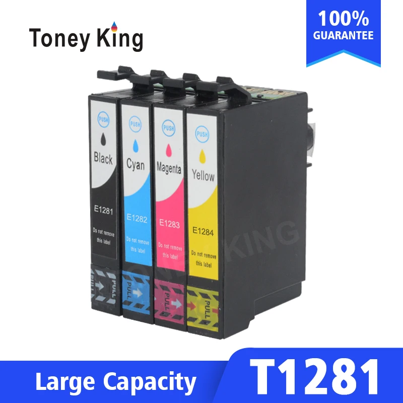 Чернила T1281 T1282 T1283 T1284 чернильный картридж для Epson Stylus S22 SX130 SX125 SX235W SX435W SX425W BX305F BX305FW