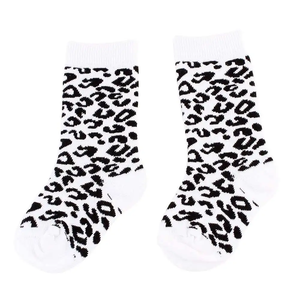 [WPLOIKJD] леопардовые Семейные забавные женские носки нескользящие милые длинные носки для девочек Mujer Harajuku, хлопковые крутые парные носки - Цвет: 2