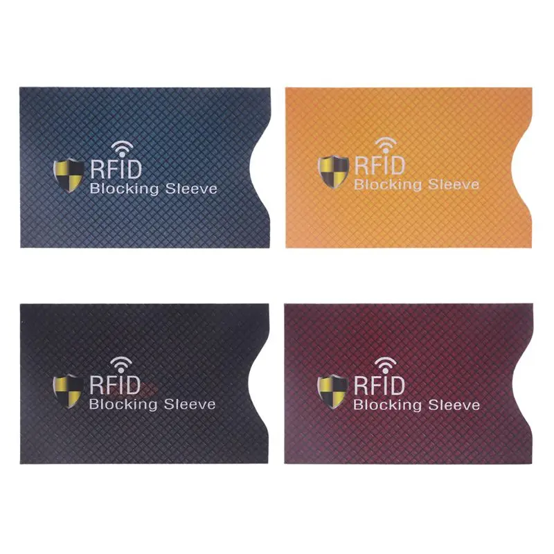 

1Pc Aluminum Foil Anti Theft for RFID Credit Card Protector Blocking Sleeve Skin Case Hot