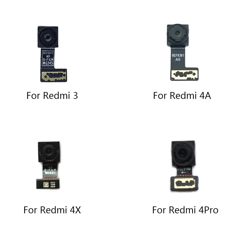 

100% Tested For Xiaomi Redmi 3 Pro 4A 4X 4Pro Facing Front Small Camera Module Flex Cable Front Camera Repair Parts