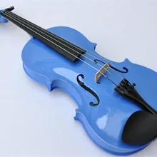 1 шт синий цвет скрипка 1/4 скрипка ручной работы скрипка o Музыкальные инструменты