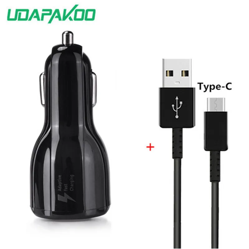 Udapakoo 2 порта Быстрая зарядка 3 0 USB Автомобильное зарядное устройство с бесплатным