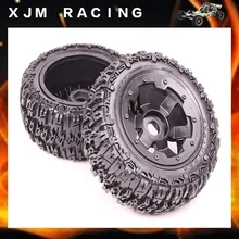 1/5 rc car parts, Rear knobby/wasteland wheel tire (x 2pcs/set) for 1/5 scale hpi rovan baja 5t/5sc