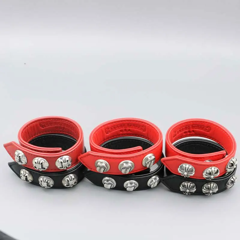 

Sterling Silver Personality Fashion Female Hand Ring Creative Cross Tide Male Punk Bangle Japan And South Korea Couple Bangle