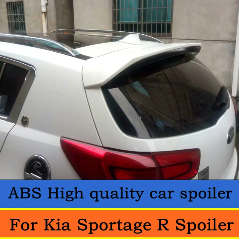 Для Kia Sportage R спойлер высокого качества ABS Материал заднее крыло автомобиля