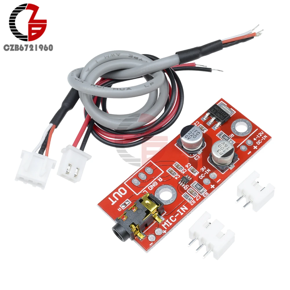 

MAX9812 Microphone Amplifier Board Tiny Fixed-Gain Sound Audio Power Amplifier Module Integrated Bias for Smart Phone Tablet PC