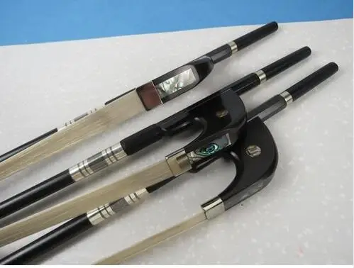 

1pcs best plaid Carbon Fiber Germany style double bass bow 3/4