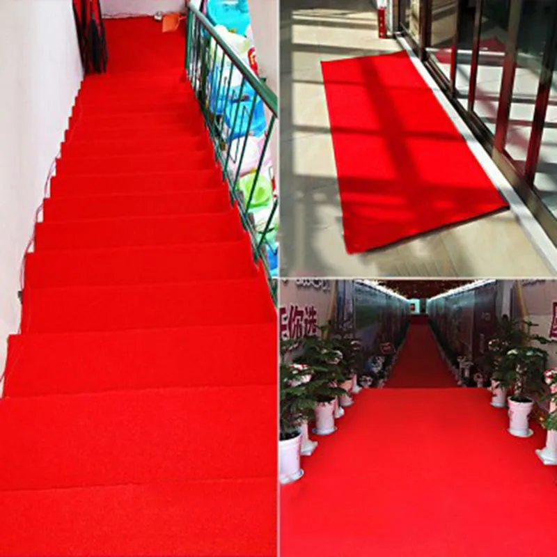 LOVRTRAVEL красный ковер свадебный ковер одноразовые белые ковры выставочные ковры коврики для лестниц коридора 1,0 мм