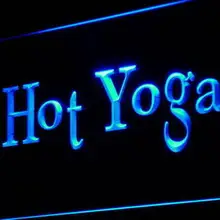 I962 Горячие Йога Дисплей тренажерный зал Фитнес Декор Свет Вход на/выключения 20+ Цвета 5 размеров