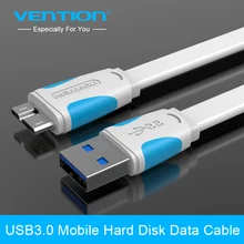 Vention супер Скорость USB 3.0 Micro-B кабель передачи данных быстро Зарядное устройство кабель для жесткого диска Galaxy Note 3 Galaxy S5