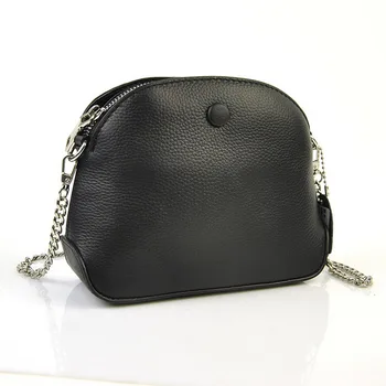 

Women Genuine Leather Small Shoulder Handbag Shell Bag Fashion Lady Purse Casual Daily Use Mobile Bag Pouch Female Girl Bags