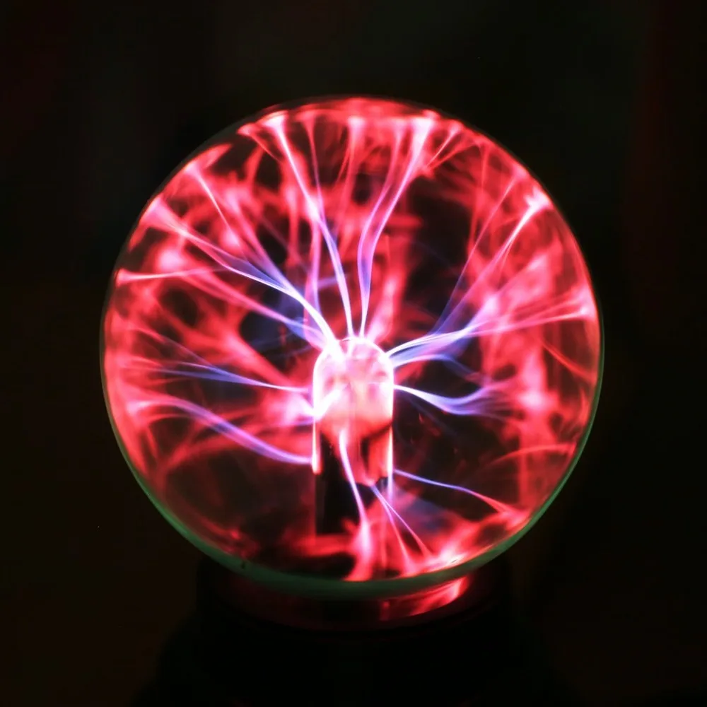 

USB Plasma Ball Electrostatic Sphere Light Magic Crystal Glowing Ball Touch Sensitive Transparent Party Decor Christmas Gifts