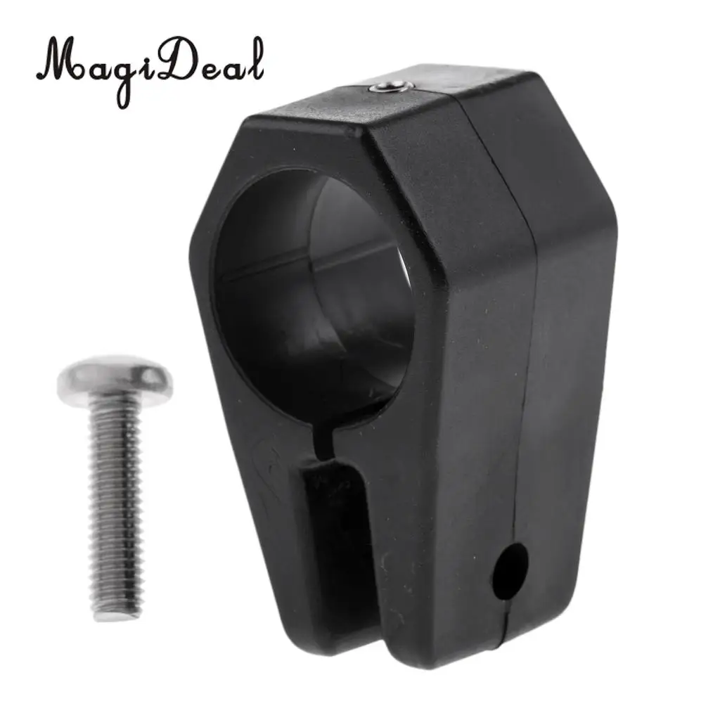 MagiDeal Durable Heavy Duty Bimini Top Fitting Harware Black Nylon Jaw Slide 1' for Marine Fishing Boat Canopy Dinghy Rail Acce