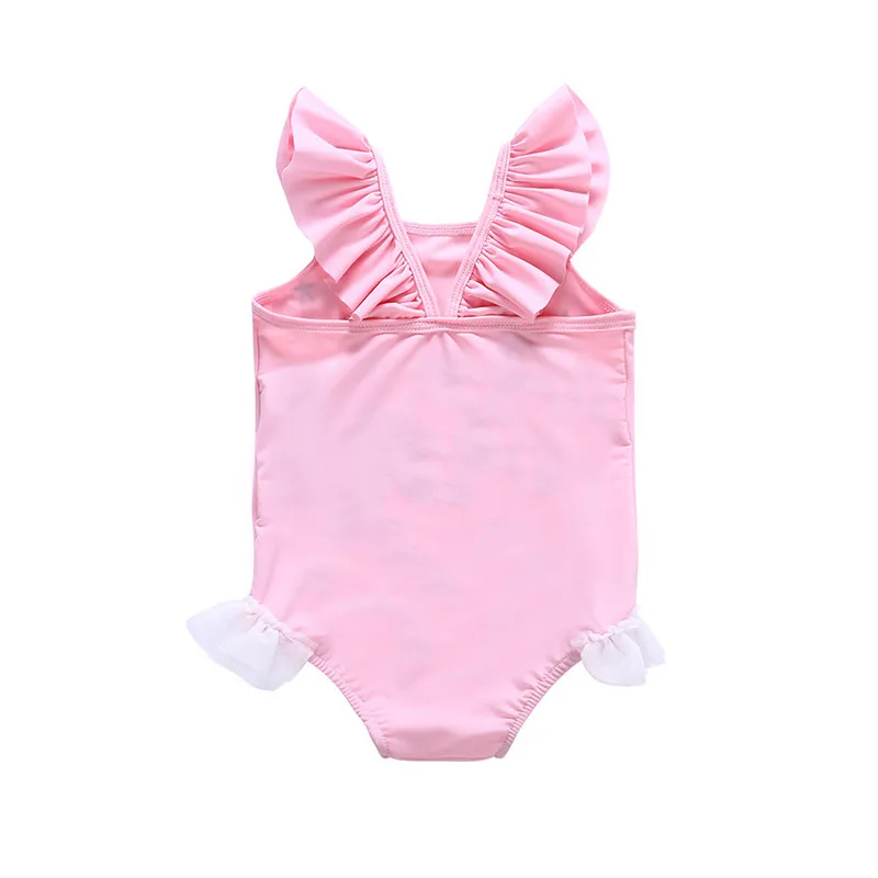 Funfeliz Swan Swimwear Girls 1 8y Baby Girl One Piece Swimsuit Cut