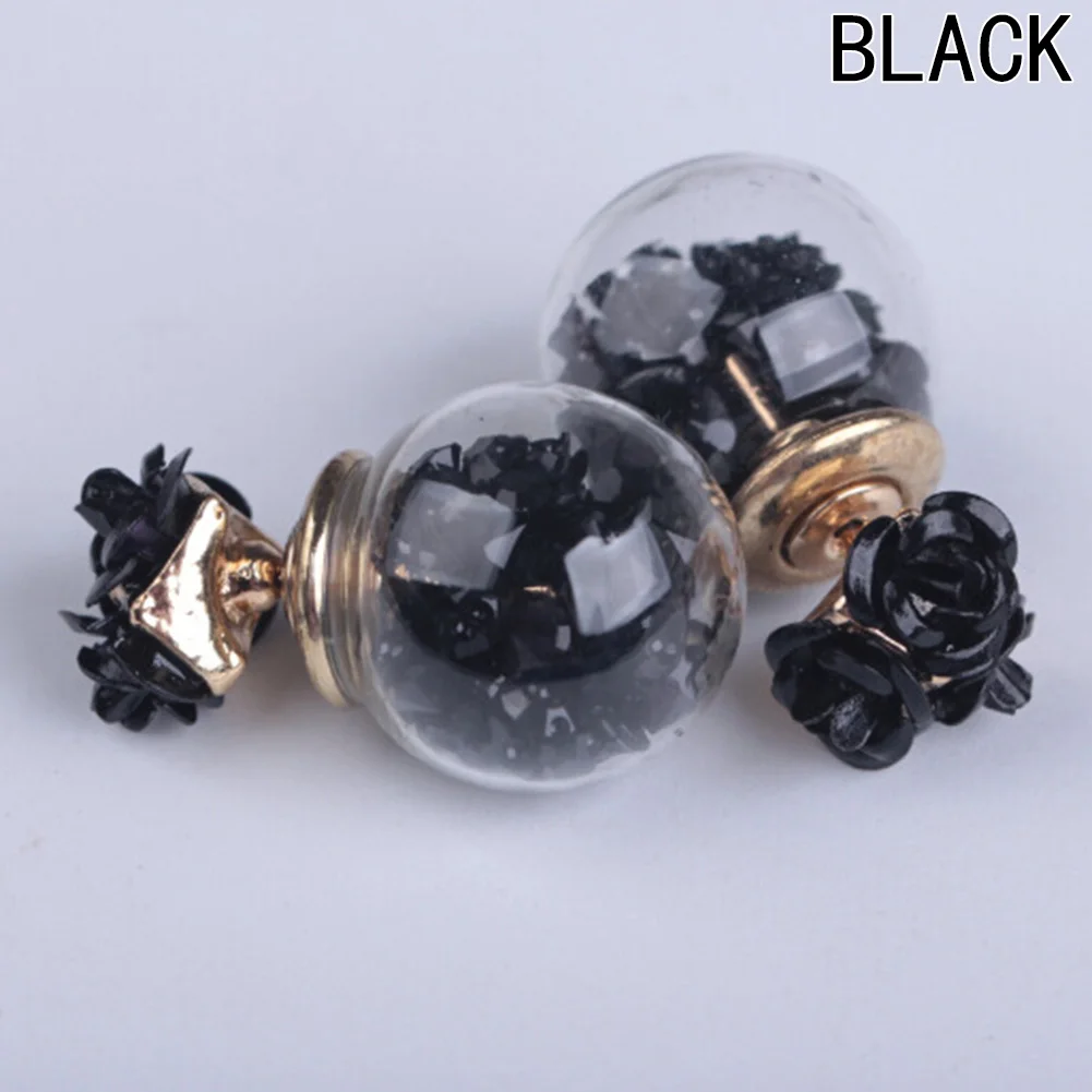 

Rose Flower Design Latest Funny Classical Hot Sale Earrings 2017 New Style Newest Item Trend High Quality Selling