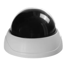 5 Packs Indoor CCTV Fake Dummy Dome Security Camera with IR LEDs White