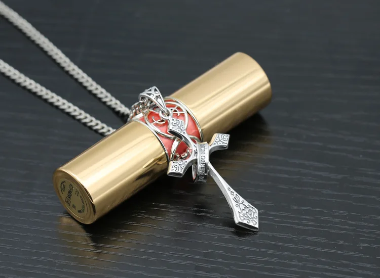 925 подвеска в форме серебряного крестика винтажный тайский серебристый христианский крест Цепочки и ожерелья с подвесками серебряный крест кулон