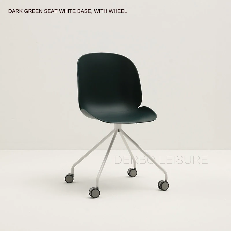 dark green seat white base with wheel