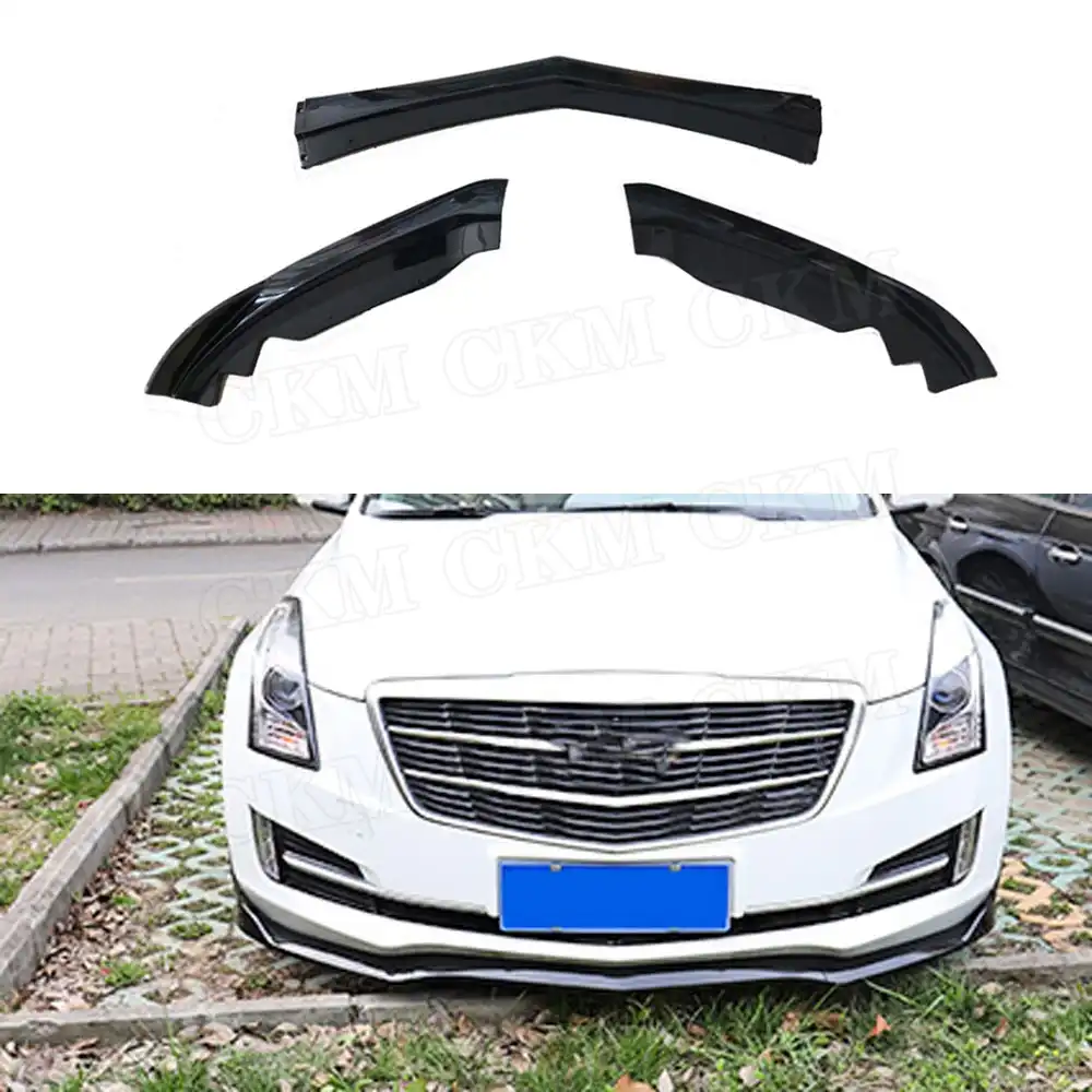 PP Front bumper Body Kit For Cadillac ATS 2014 2017 Carbon Fiber Head