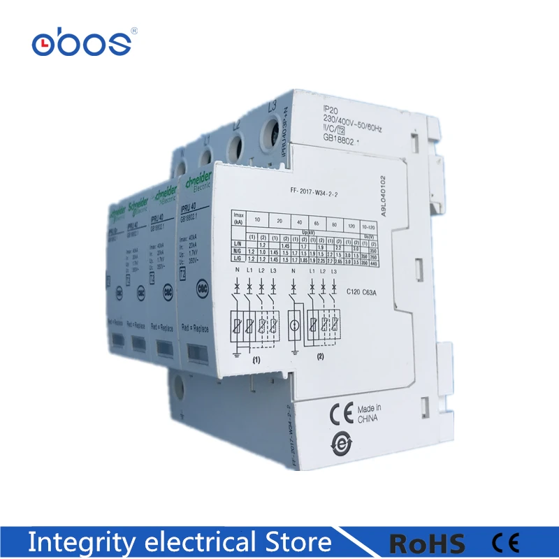 IPRU 2 P 230/400 V 4 420 30KA ~ 65KA дом Защита от перенапряжения защитное Низковольтное