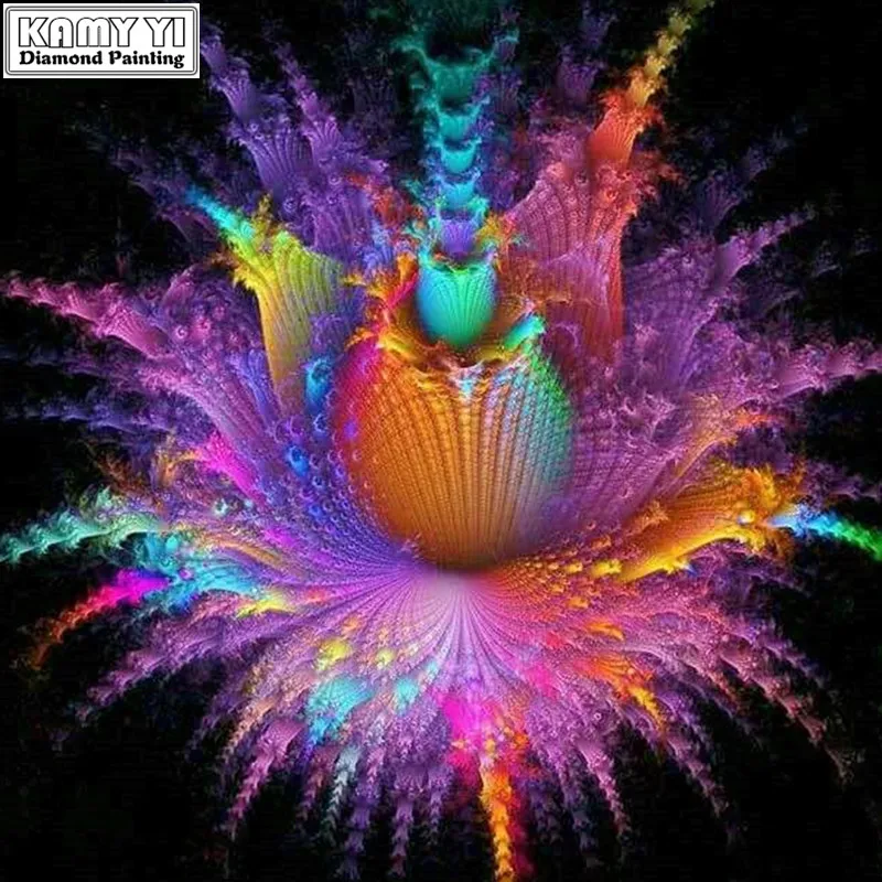 Huacan-Diamond-Painting-Cross-Stitch-Flowers-Home-Decor-Full-Square-Diamond-Embroidery-Kit-Pattern-Rhinestones-Christmas